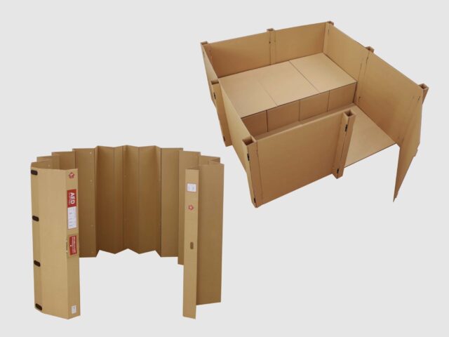 防災用段ボール製品